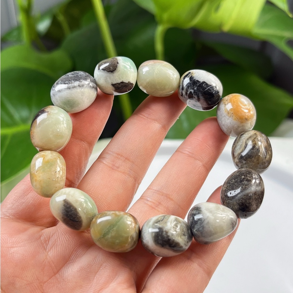 13mm Carribean‎ Calcite Freeform Bracelet